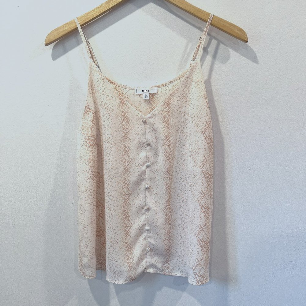 Mine Light Pink Cami Tank Top Size S